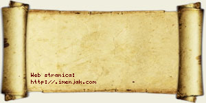 Mia Bojanić vizit kartica